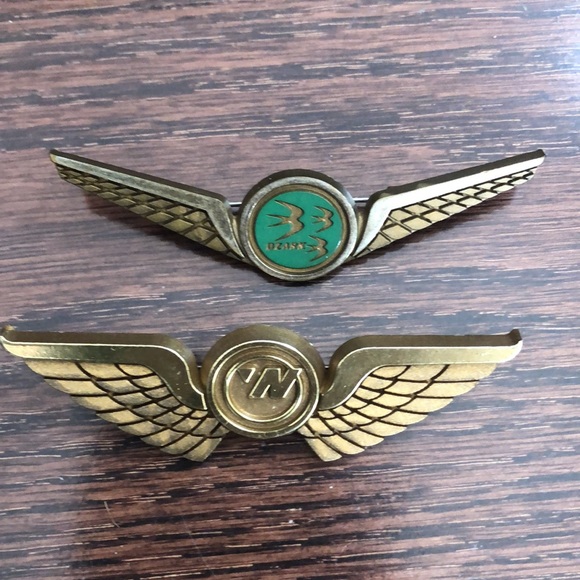 Vintage plastic airline lapel wings collection. Includes Eastern and Continental - Picture 5 of 7